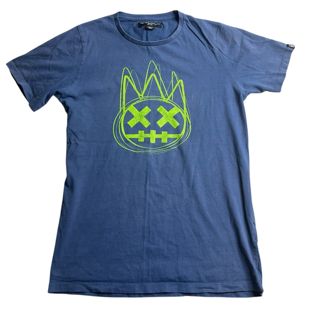 Cult of Individuality Neon Crown Graphic Tee‎ Blue Short Sleeve